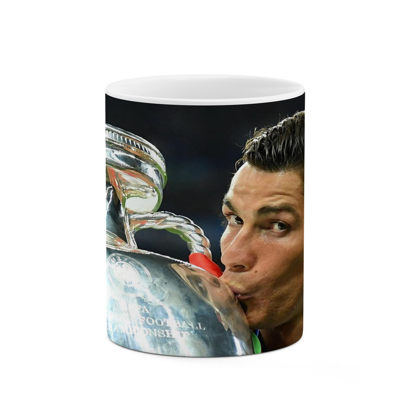 ماگ ( جعبه کادویی رایگان)  چیتوکالا طرح Ronaldo رونالدو مدل mgh43143