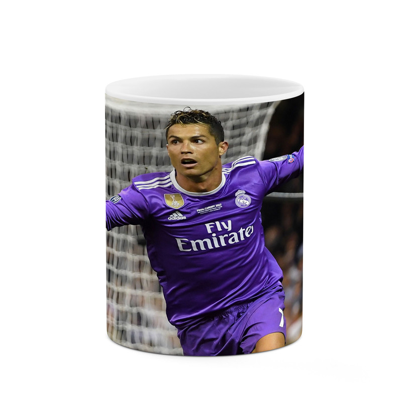 ماگ ( جعبه کادویی رایگان)  چیتوکالا طرح Ronaldo رونالدو مدل mgh43150