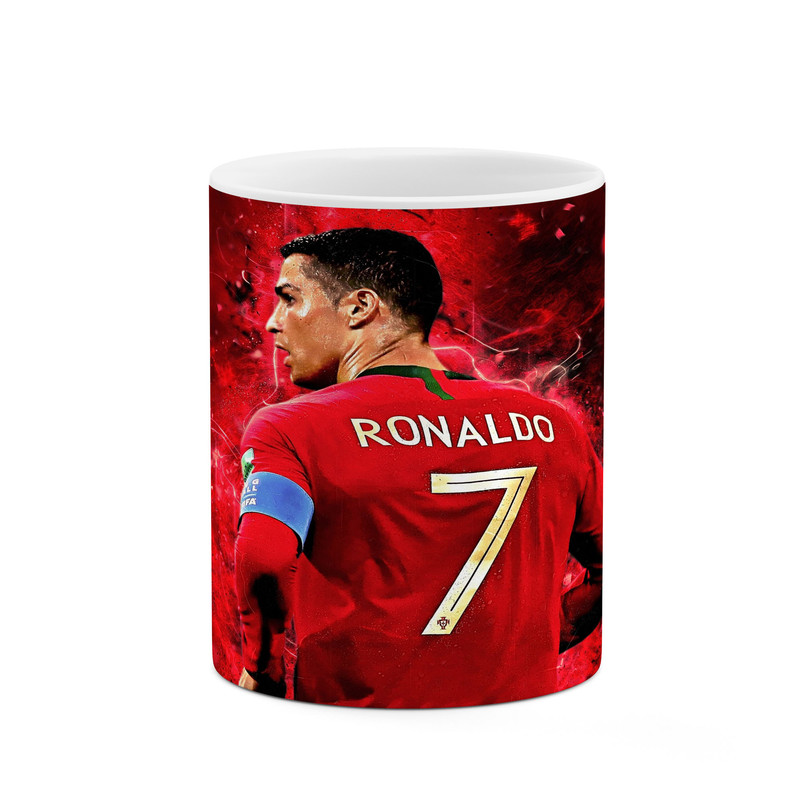 ماگ ( جعبه کادویی رایگان)  چیتوکالا طرح Ronaldo رونالدو مدل mgh43152