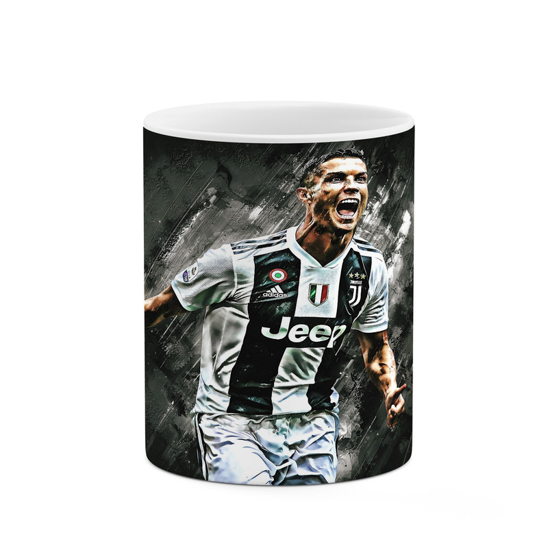 ماگ ( جعبه کادویی رایگان)  چیتوکالا طرح Ronaldo رونالدو مدل mgh43180