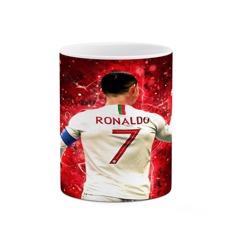 ماگ ( جعبه کادویی رایگان)  چیتوکالا طرح Ronaldo رونالدو مدل mgh43207