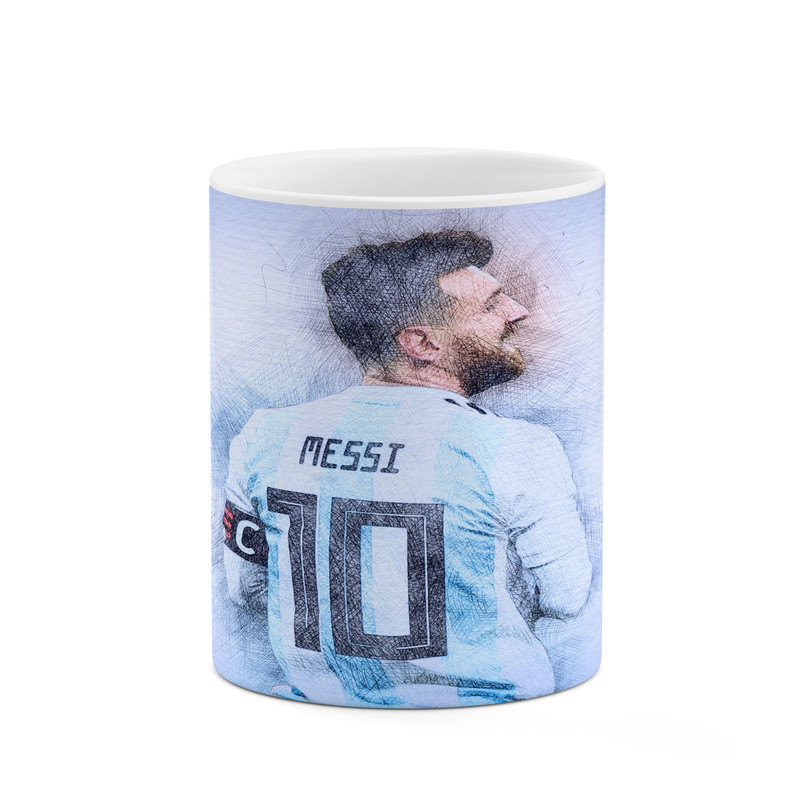ماگ ( جعبه کادویی رایگان)  چیتوکالا طرح Leo Messi لئو مسی مدل mgh42292