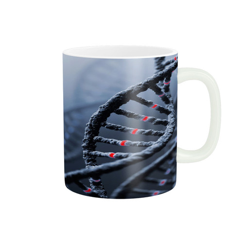 ماگ ( جعبه کادویی رایگان) طرح دی ان ای DNA کد M647