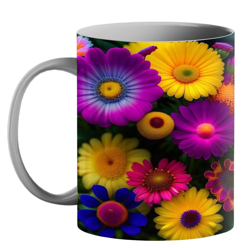 ماگ ( جعبه کادویی رایگان)  طرح گل کد 70
