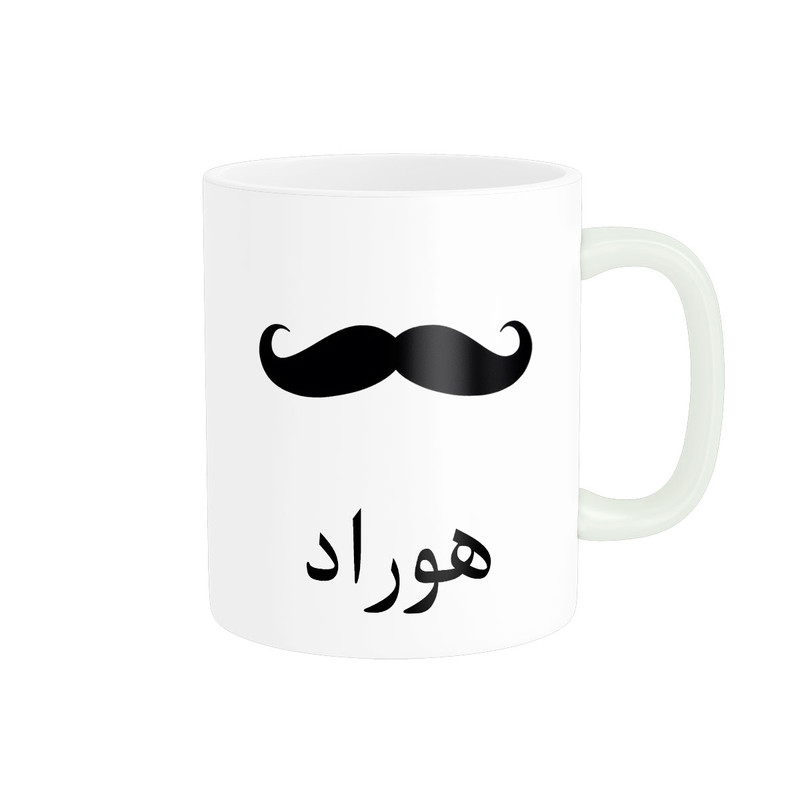 ماگ ( جعبه کادویی رایگان)  ناریکو مدل لیوان شخصی طرح اسم هوراد کد 014258