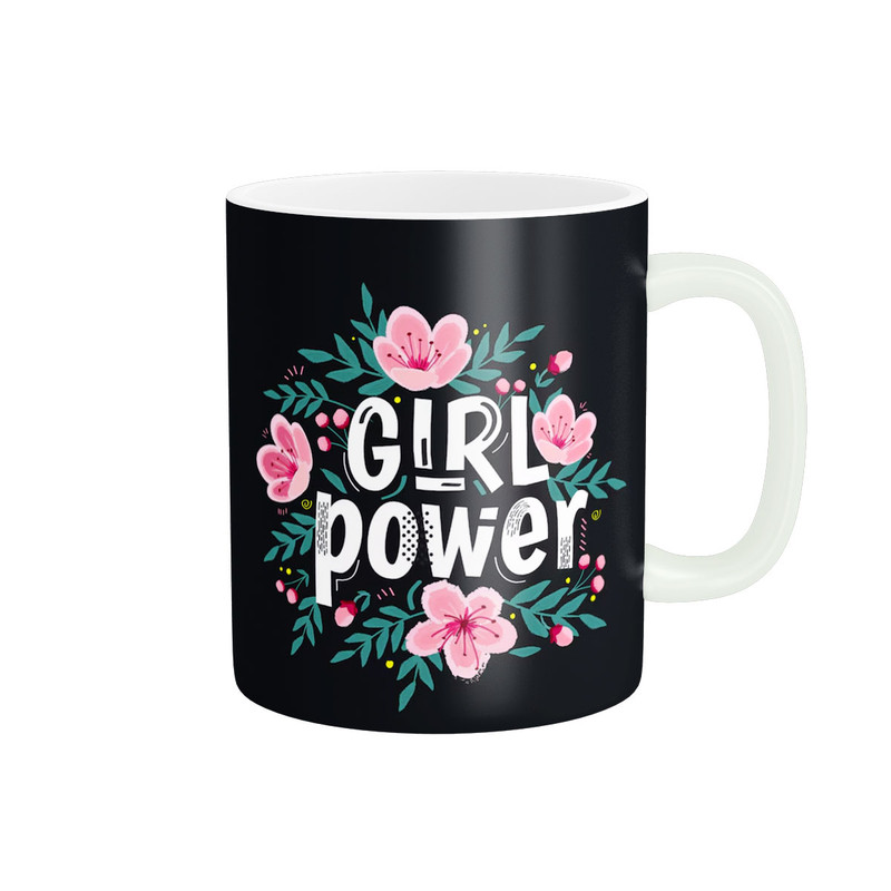 ماگ ( جعبه کادویی رایگان)  استلار مدل قدرت دخترانه girl power کد 1868
