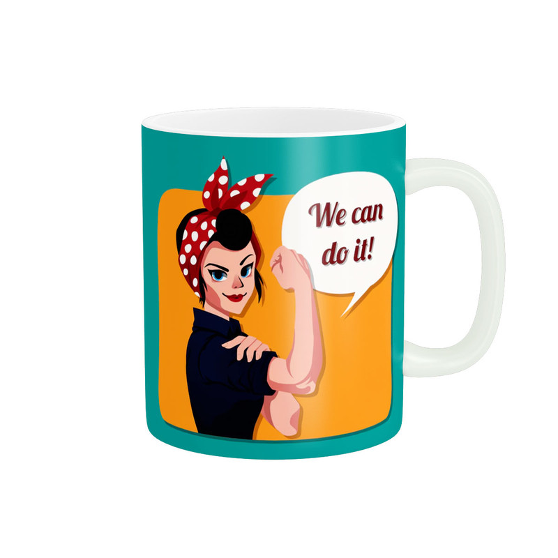ماگ ( جعبه کادویی رایگان)  استلار مدل قدرت دخترانه girl power کد 1871