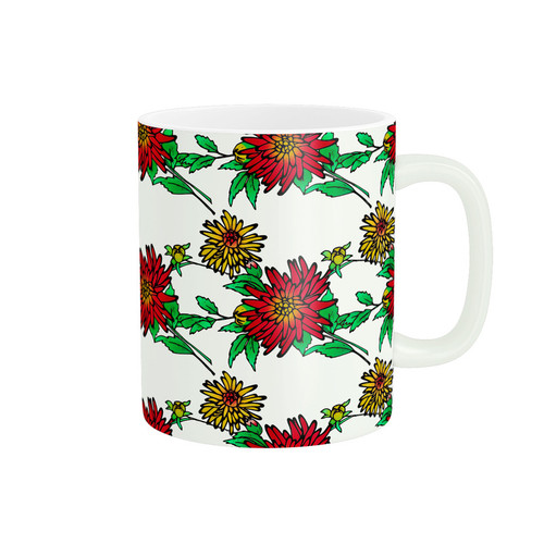 ماگ ( جعبه کادویی رایگان) طرح گل کد 462