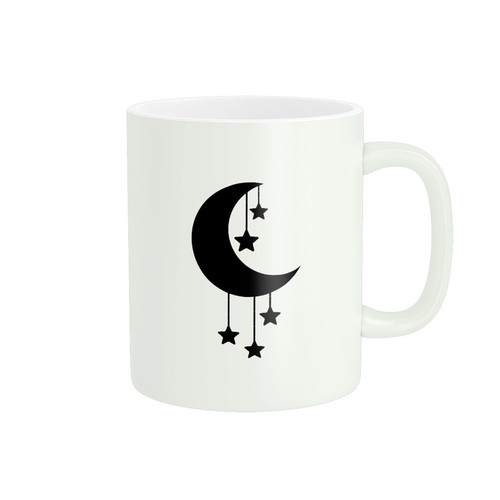 ماگ ( جعبه کادویی رایگان) پاد آفرین طرح ماه کد 242