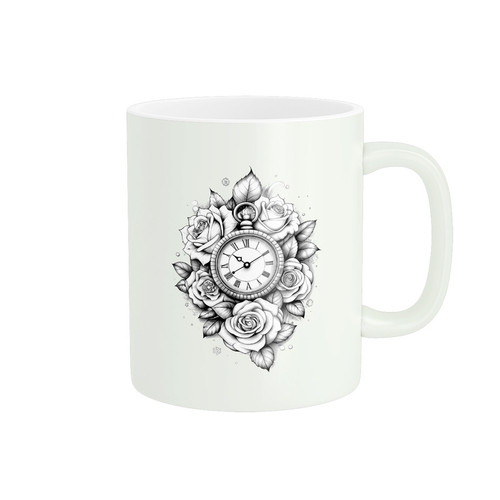 ماگ ( جعبه کادویی رایگان) پاد آفرین طرح ساعت کد 276