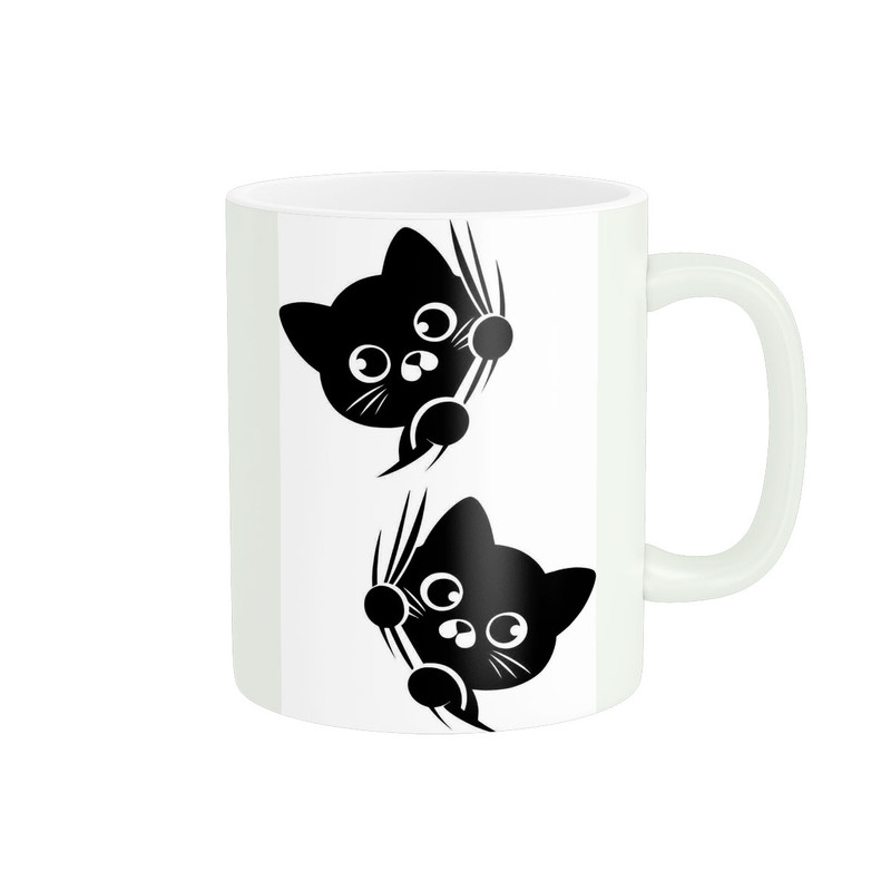 ماگ ( جعبه کادویی رایگان)  پادآفرین مدل گربه کد 3356