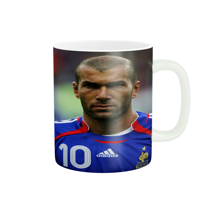 ماگ ( جعبه کادویی رایگان)  زیگورات مدل Zinedine Zidane کد 1306