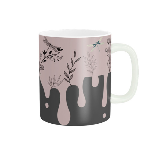 ماگ ( جعبه کادویی رایگان) طرح گل بهاری کد N03