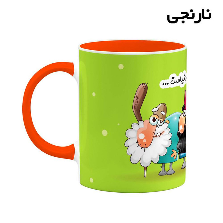 ماگ ( جعبه کادویی رایگان) چیتوکالا طرح لیوان فرزان دخت مدل دیرین دیرین کد mgh60178