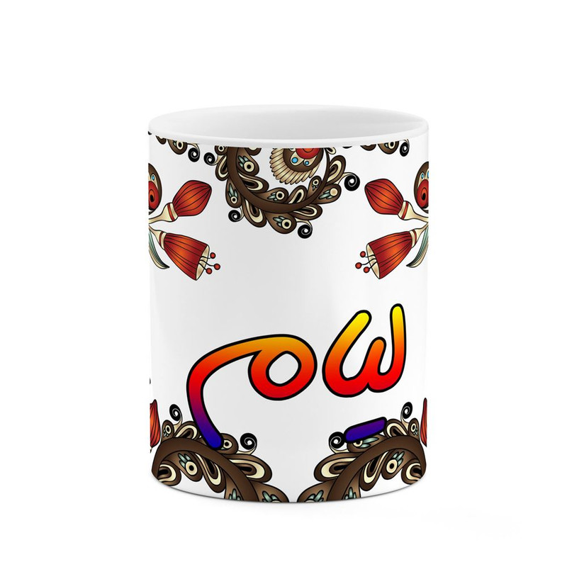 ماگ ( جعبه کادویی رایگان)  چیتوکالا مدل اسم لیام طرح سنتی گل و بته کد mgh46919