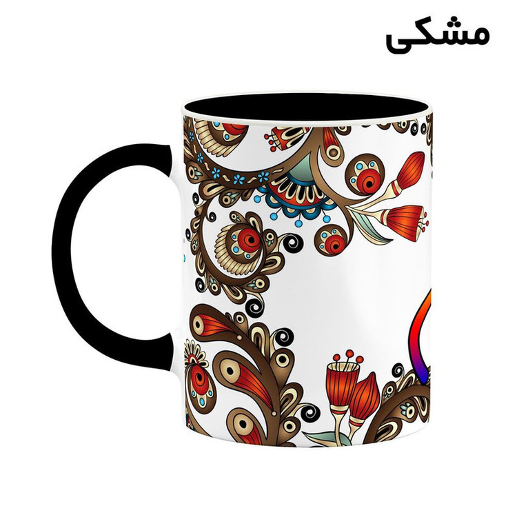 ماگ ( جعبه کادویی رایگان) چیتوکالا مدل اسم لیام طرح سنتی گل و بته کد mgh46919