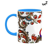 ماگ ( جعبه کادویی رایگان) چیتوکالا مدل اسم لیام طرح سنتی گل و بته کد mgh46919