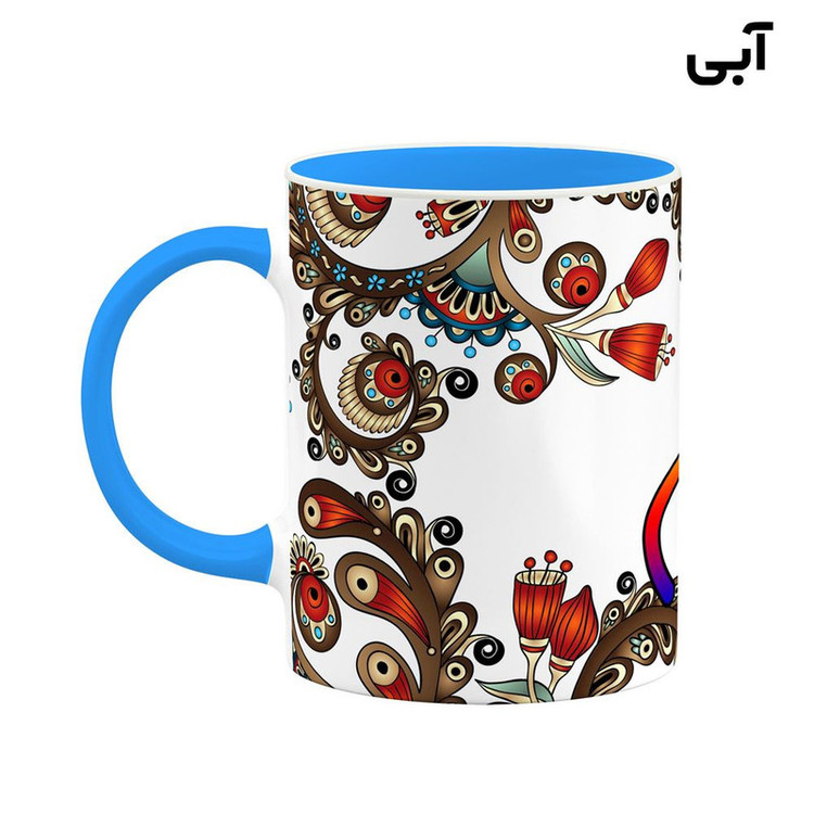 ماگ ( جعبه کادویی رایگان) چیتوکالا مدل اسم لیام طرح سنتی گل و بته کد mgh46919