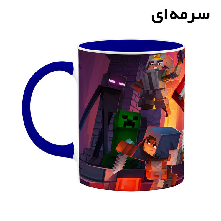 ماگ ( جعبه کادویی رایگان) چیتوکالا طرح ماینکرافت minecraft مدل mgh41533