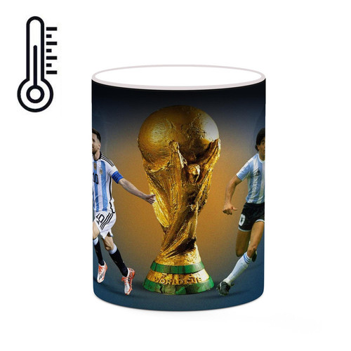 ماگ ( جعبه کادویی رایگان) حرارتی چیتوکالا طرح Leo Messi لئو مسی مدل mgh42388