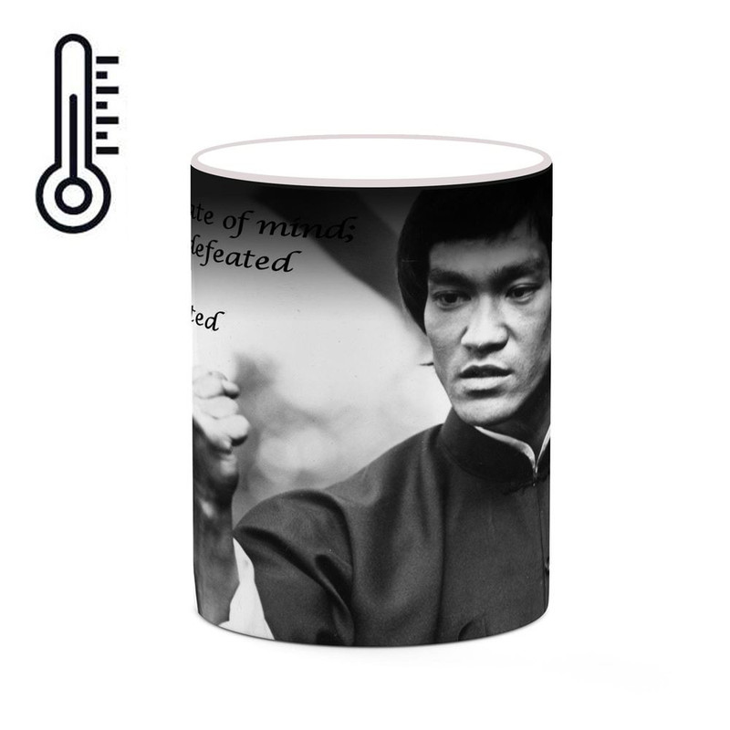 ماگ ( جعبه کادویی رایگان)  حرارتی چیتوکالا طرح بروسلی Bruce Lee مدل mgh25354
