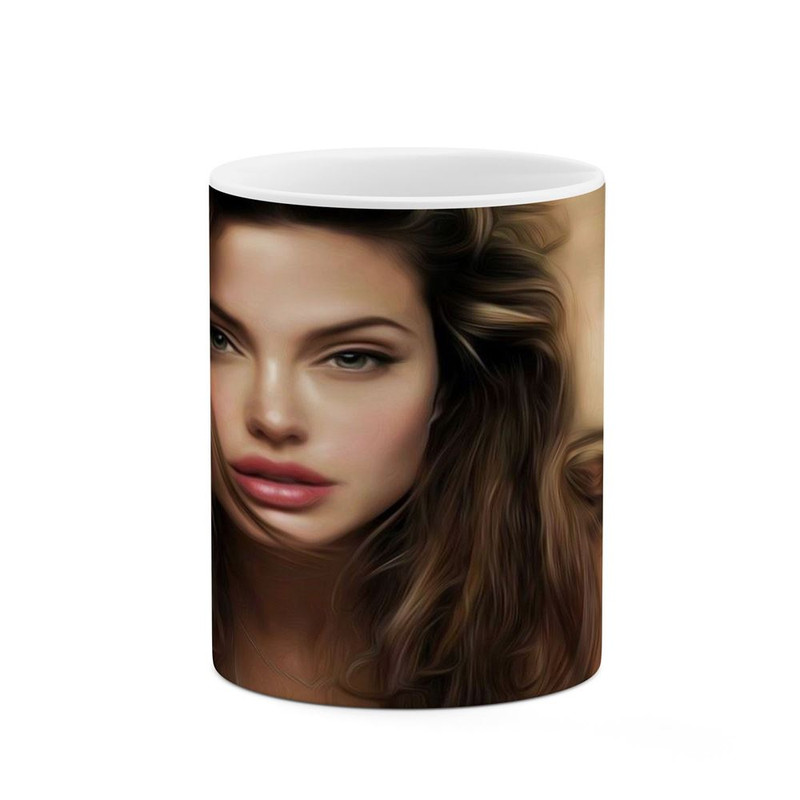 ماگ ( جعبه کادویی رایگان)  چیتوکالا طرح آنجلینا جولی Angelina Jolie مدل mgh25065