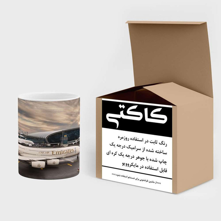 ماگ ( جعبه کادویی رایگان) چیتوکالا مدل هواپیما کد mgh15716