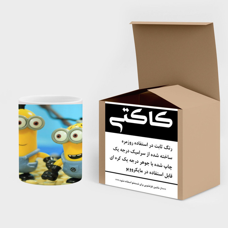 ماگ ( جعبه کادویی رایگان) چیتوکالا طرح minion مینیون مدل mgh42915