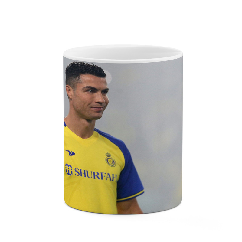 ماگ ( جعبه کادویی رایگان)  چیتوکالا طرح Ronaldo رونالدو مدل mgh42997