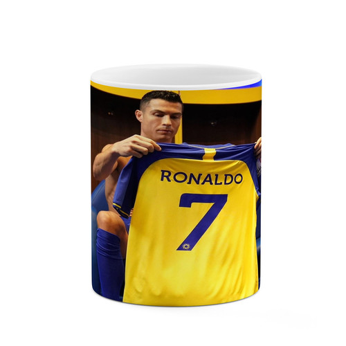 ماگ ( جعبه کادویی رایگان) چیتوکالا طرح Ronaldo رونالدو مدل mgh43069