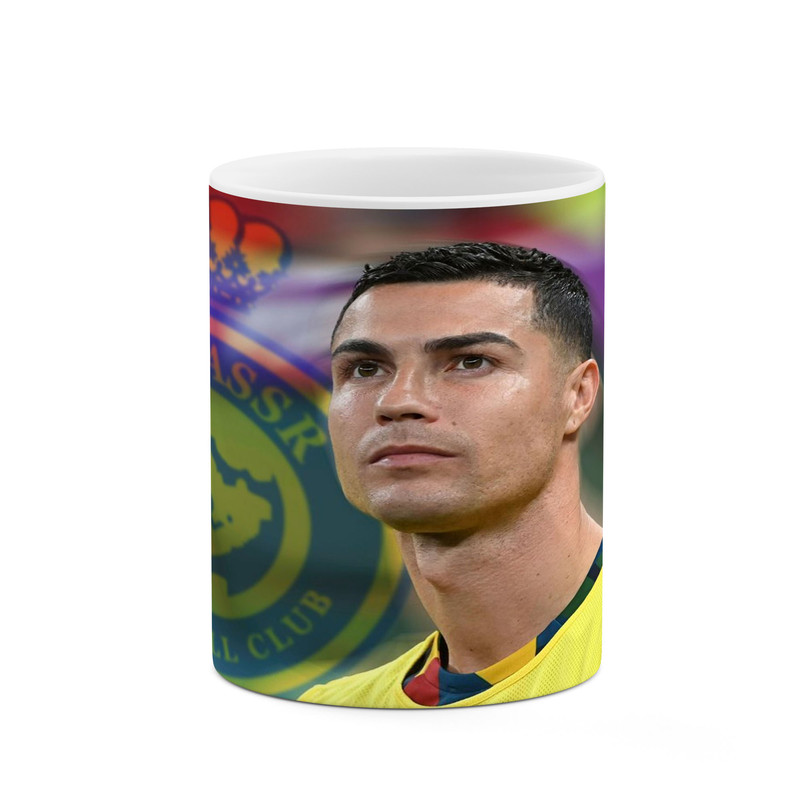 ماگ ( جعبه کادویی رایگان)  چیتوکالا طرح Ronaldo رونالدو مدل mgh43072