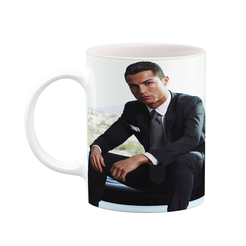 ماگ ( جعبه کادویی رایگان)  چیتوکالا طرح Ronaldo رونالدو مدل mgh43215