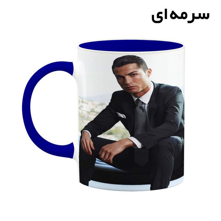 ماگ ( جعبه کادویی رایگان) چیتوکالا طرح Ronaldo رونالدو مدل mgh43215