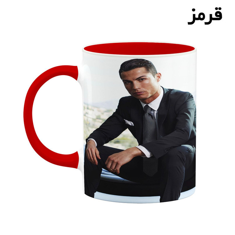 ماگ ( جعبه کادویی رایگان) چیتوکالا طرح Ronaldo رونالدو مدل mgh43215