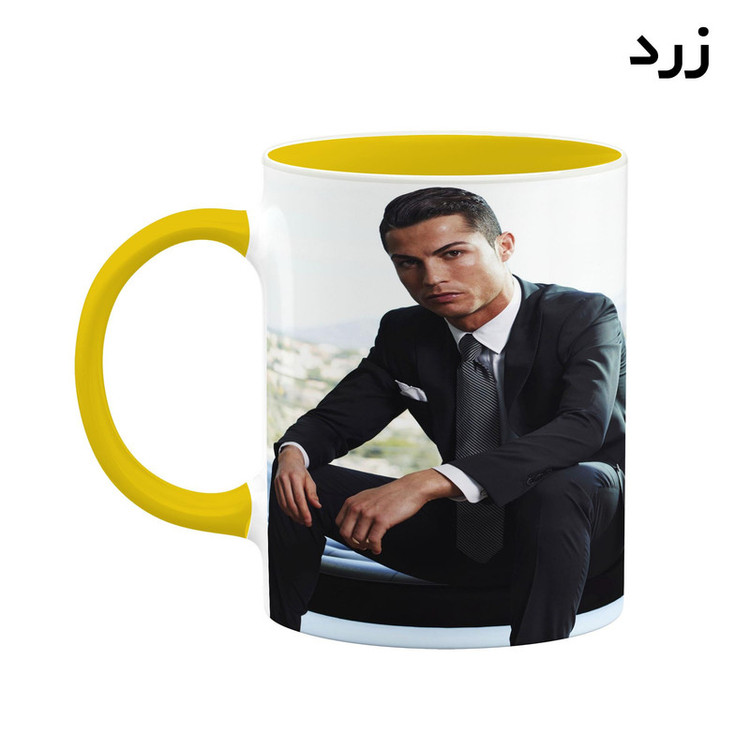 ماگ ( جعبه کادویی رایگان) چیتوکالا طرح Ronaldo رونالدو مدل mgh43215