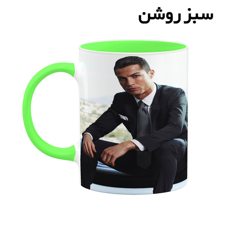 ماگ ( جعبه کادویی رایگان) چیتوکالا طرح Ronaldo رونالدو مدل mgh43215