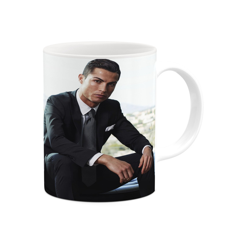ماگ ( جعبه کادویی رایگان)  چیتوکالا طرح Ronaldo رونالدو مدل mgh43181