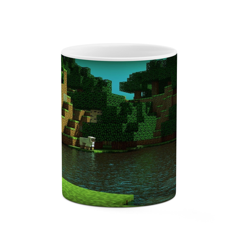 ماگ ( جعبه کادویی رایگان)  چیتوکالا طرح ماینکرافت minecraft مدل mgh41532