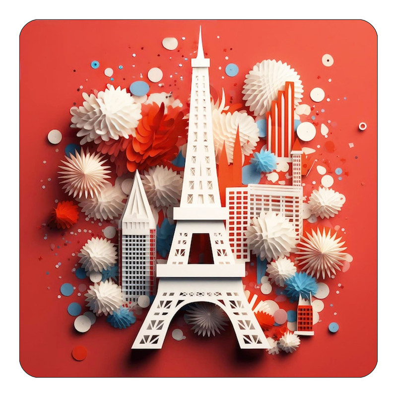 مگنت یخچالی چیتوکالا طرح پاریس Paris مدل mp56404