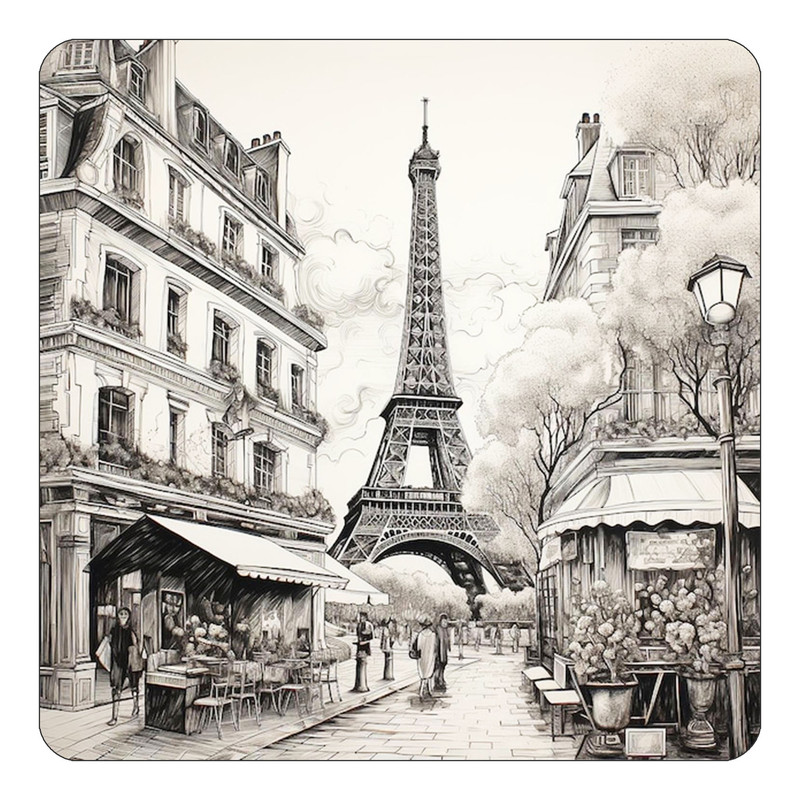 مگنت یخچالی چیتوکالا طرح پاریس Paris مدل mp56469