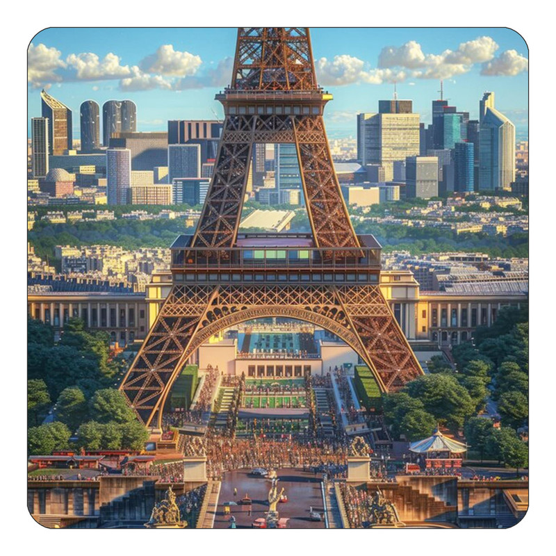 مگنت یخچالی چیتوکالا طرح پاریس Paris مدل mp56384