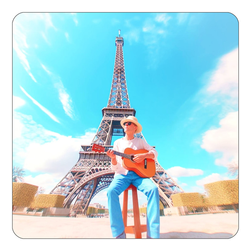 مگنت یخچالی چیتوکالا طرح پاریس Paris مدل mp57121