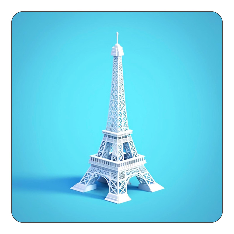 مگنت یخچالی چیتوکالا طرح پاریس Paris مدل mp57148