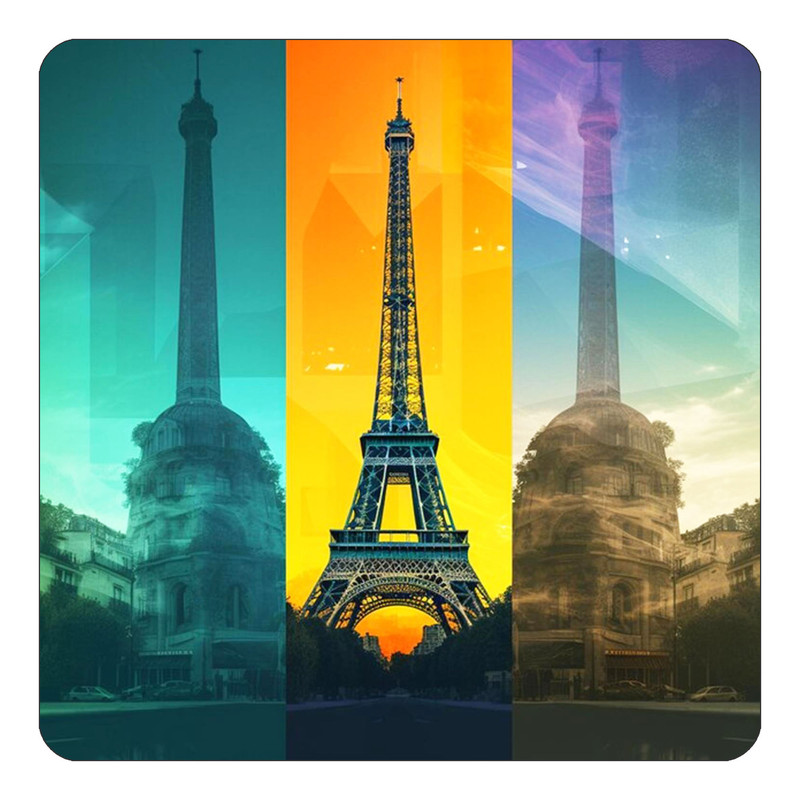 مگنت یخچالی چیتوکالا طرح پاریس Paris مدل mp57132