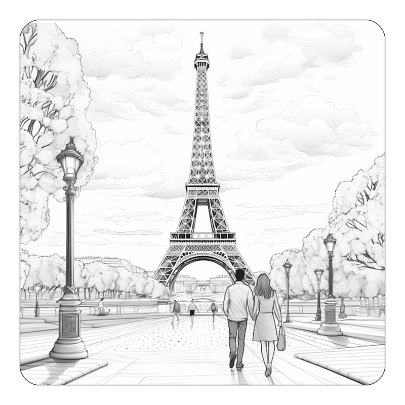 مگنت یخچالی چیتوکالا طرح پاریس Paris مدل mp58629