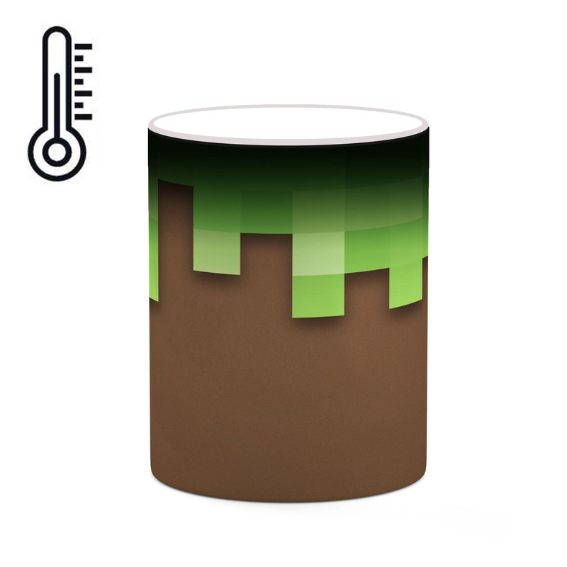 ماگ ( جعبه کادویی رایگان)  حرارتی چیتوکالا طرح ماینکرافت minecraft مدل mgh41601