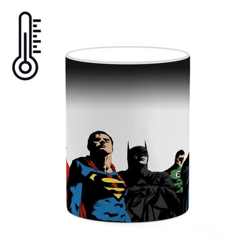 ماگ ( جعبه کادویی رایگان) حرارتی چیتوکالا مدل جاستیک لیگ Justice League کد mgh39286
