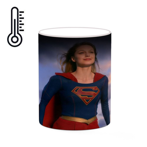 ماگ ( جعبه کادویی رایگان) حرارتی چیتوکالا مدل سوپرگیرل Supergirl کد mgh39971