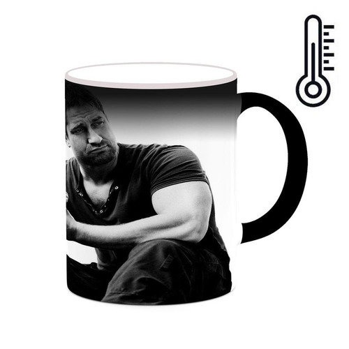 ماگ ( جعبه کادویی رایگان) حرارتی چیتوکالا طرح جرارد باتلر Gerard Butler مدل mgh26029