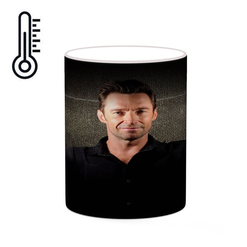 ماگ ( جعبه کادویی رایگان)  حرارتی چیتوکالا طرح هیو جکمن Hugh Jackman مدل mgh26096